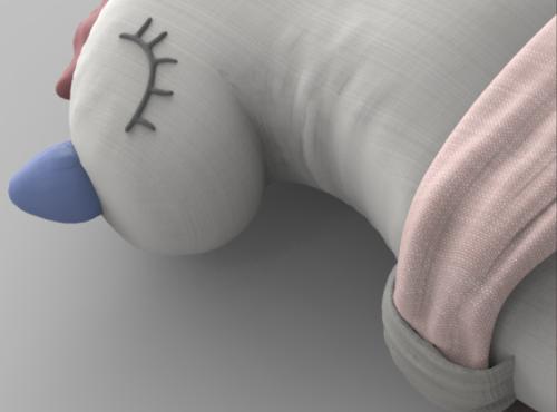 젠틀 유니콘 지지 쿠션(The Gentle Unicorn Support Pillow)