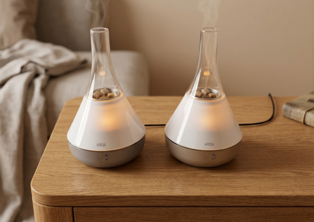 천연 아로마 가습 워머 ​(Natural Aroma Humidifier Warmer)